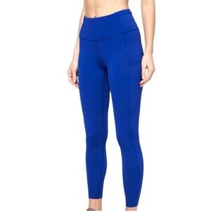 Lululemon Fast and Free Blue (College Cobalt) Leggings